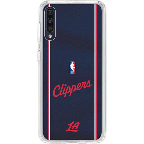 NBA LA Clippers Jersey Galaxy A50 Clear Case